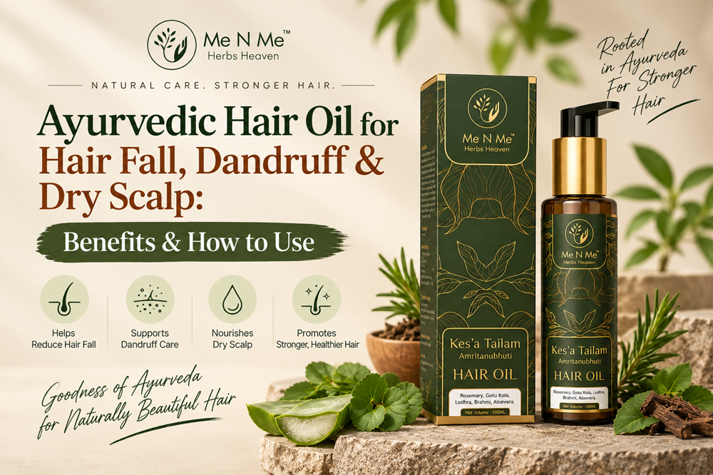 Ayurvedic Hair Oil for Hair Fall, Dandruff & Dry Scalp: Benefits & How to Use