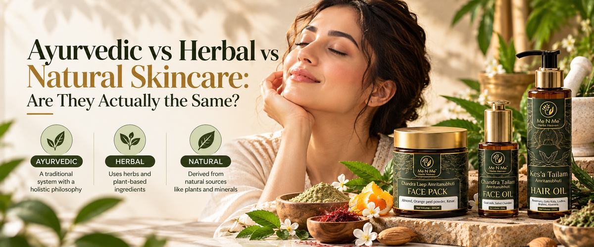 Ayurvedic vs Herbal vs Natural Skincare: Are They Actually the Same?