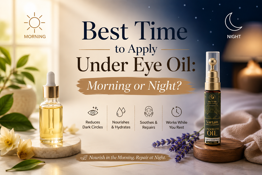 Best Time to Apply Under Eye Oil: Morning or Night?
