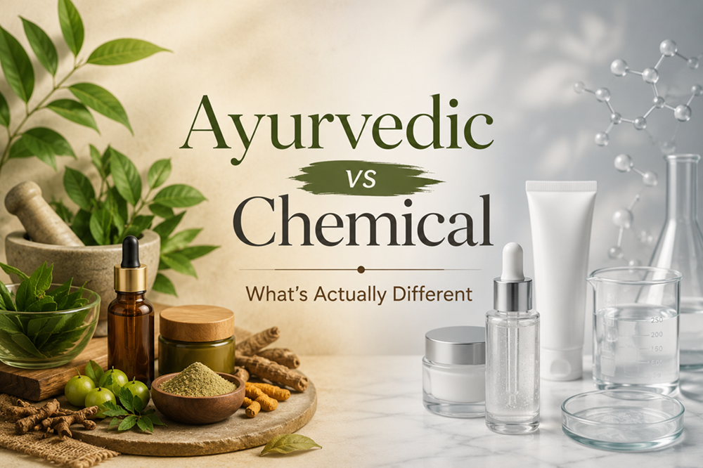 Ayurvedic vs Chemical Skincare: What's Actually Different