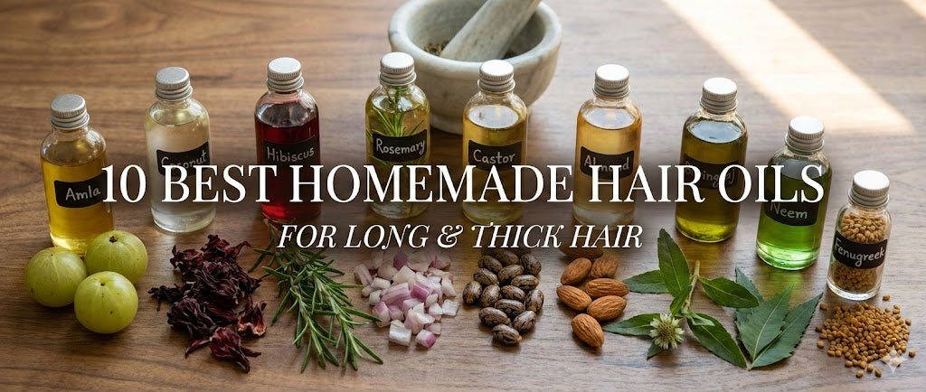 10 Best Homemade Hair Oils for Long & Thick Hair