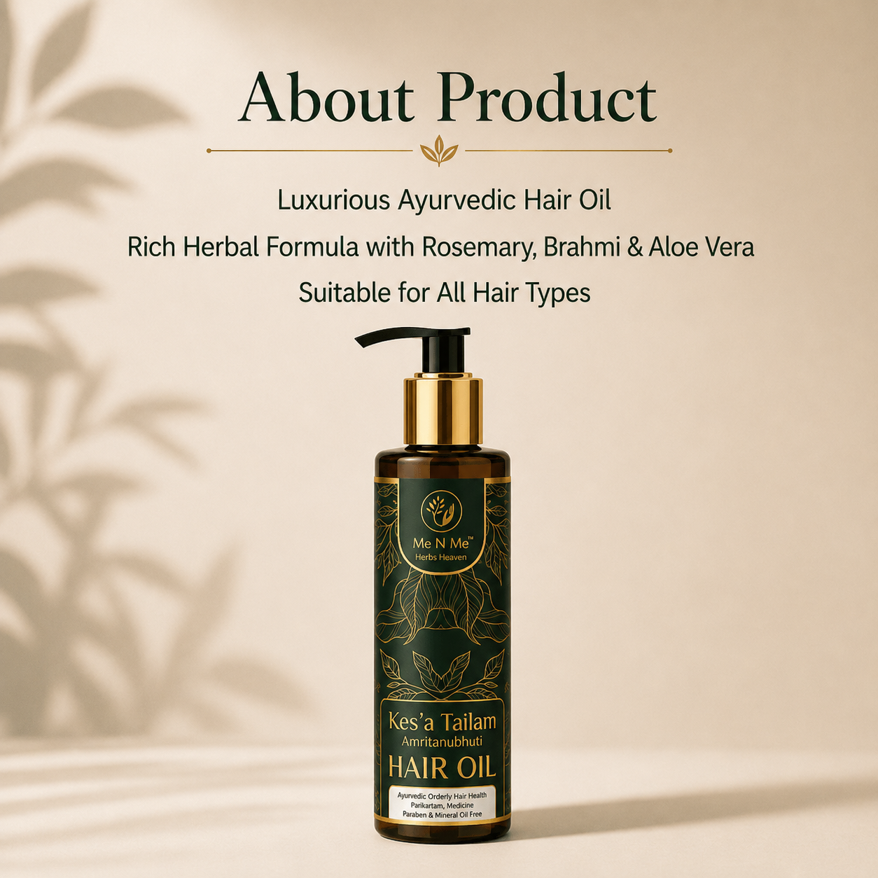 Kes’a Tailam Amritanubhuti (Hair Oil)