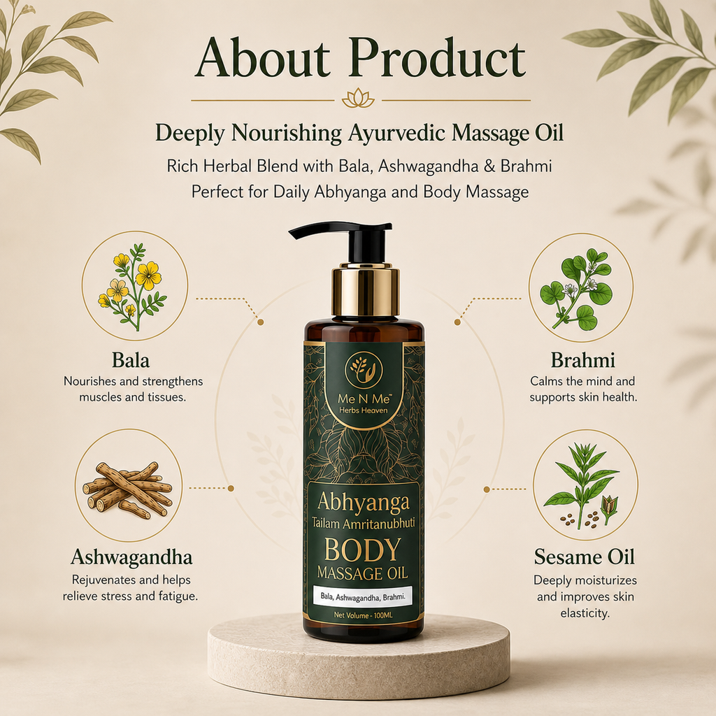 Abhyanga Tailam Amritanubhuti (Body Massage Oil)