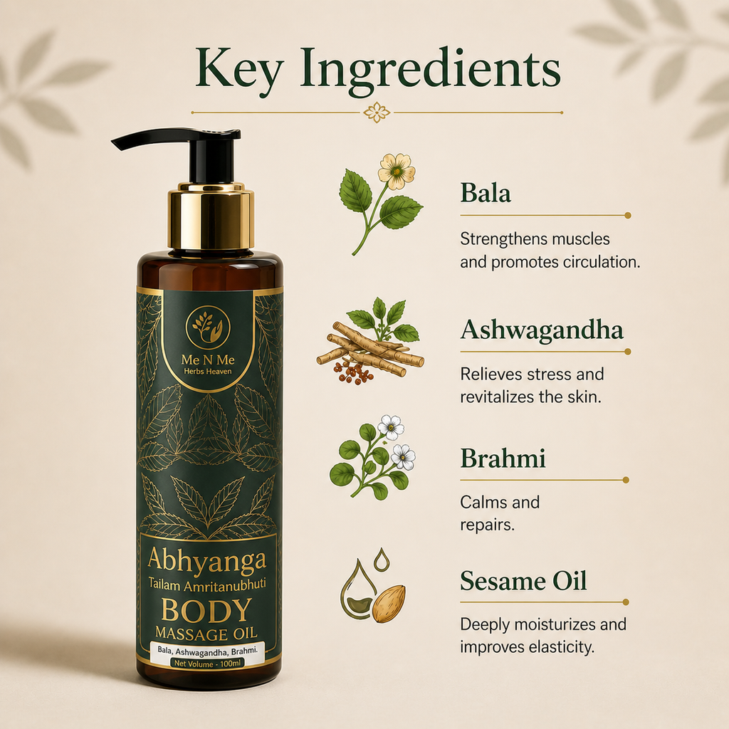 Abhyanga Tailam Amritanubhuti (Body Massage Oil)