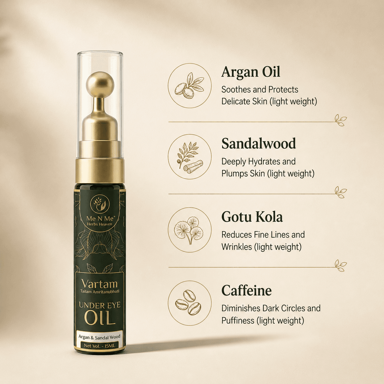 Vartam Tailam Amritanubhuti (Under Eye Oil)