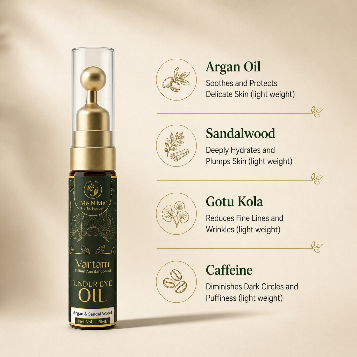 Vartam Tailam Amritanubhuti (Under Eye Oil)